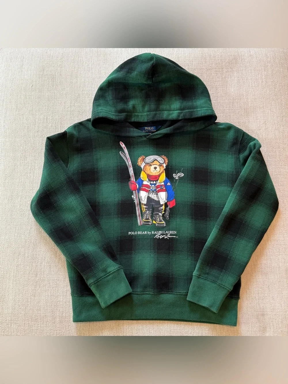 Ralph Lauren plaid hoodie pullover